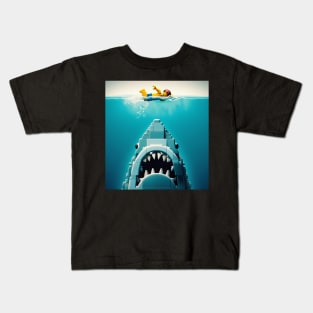 Just when you thought it was safe to play with lego Kids T-Shirt